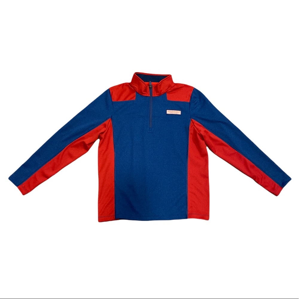 Vineyard Vines long Sleeved Color-block Shirt Size M (12-14)